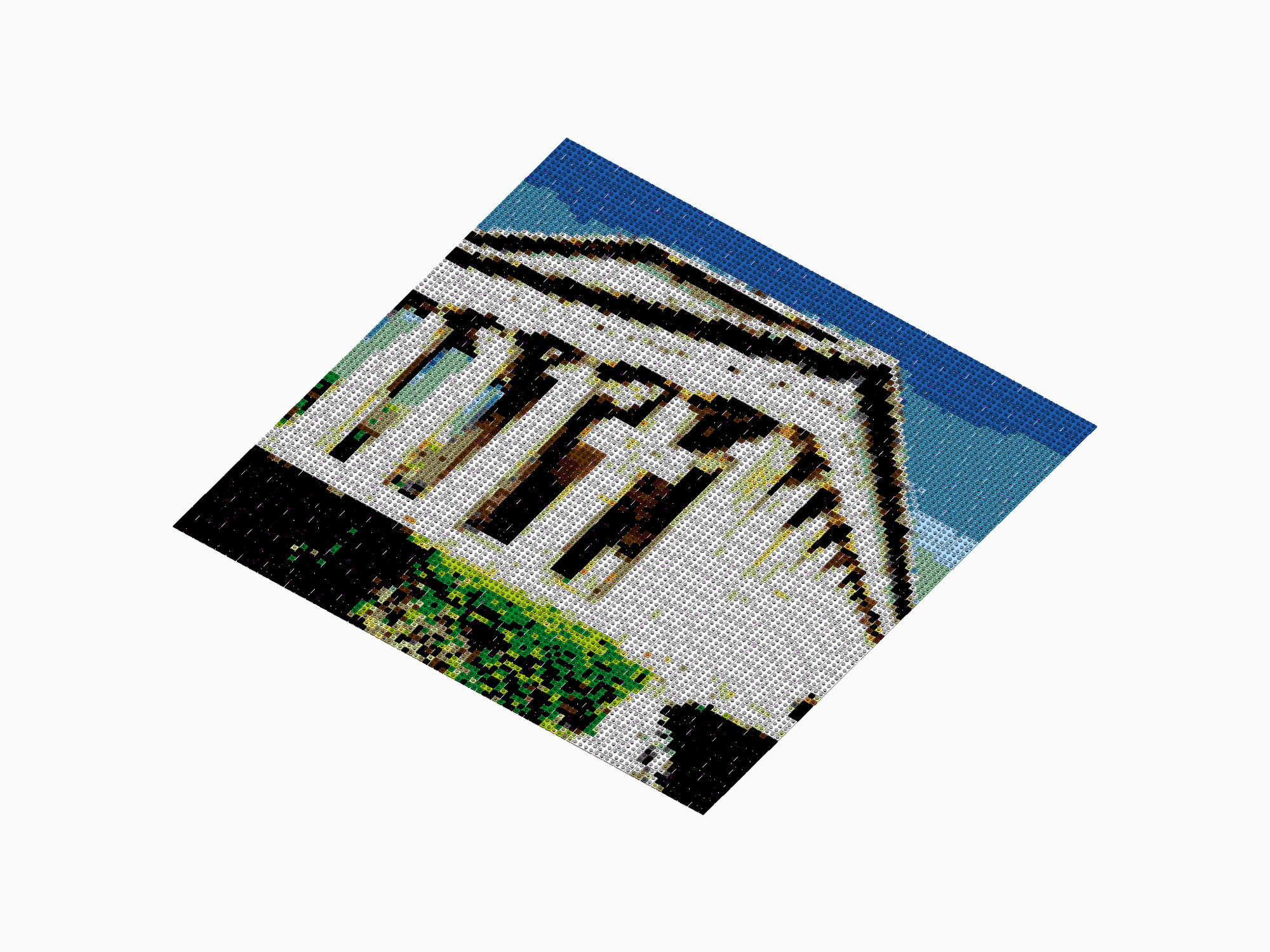 Custom Brick Mosaic