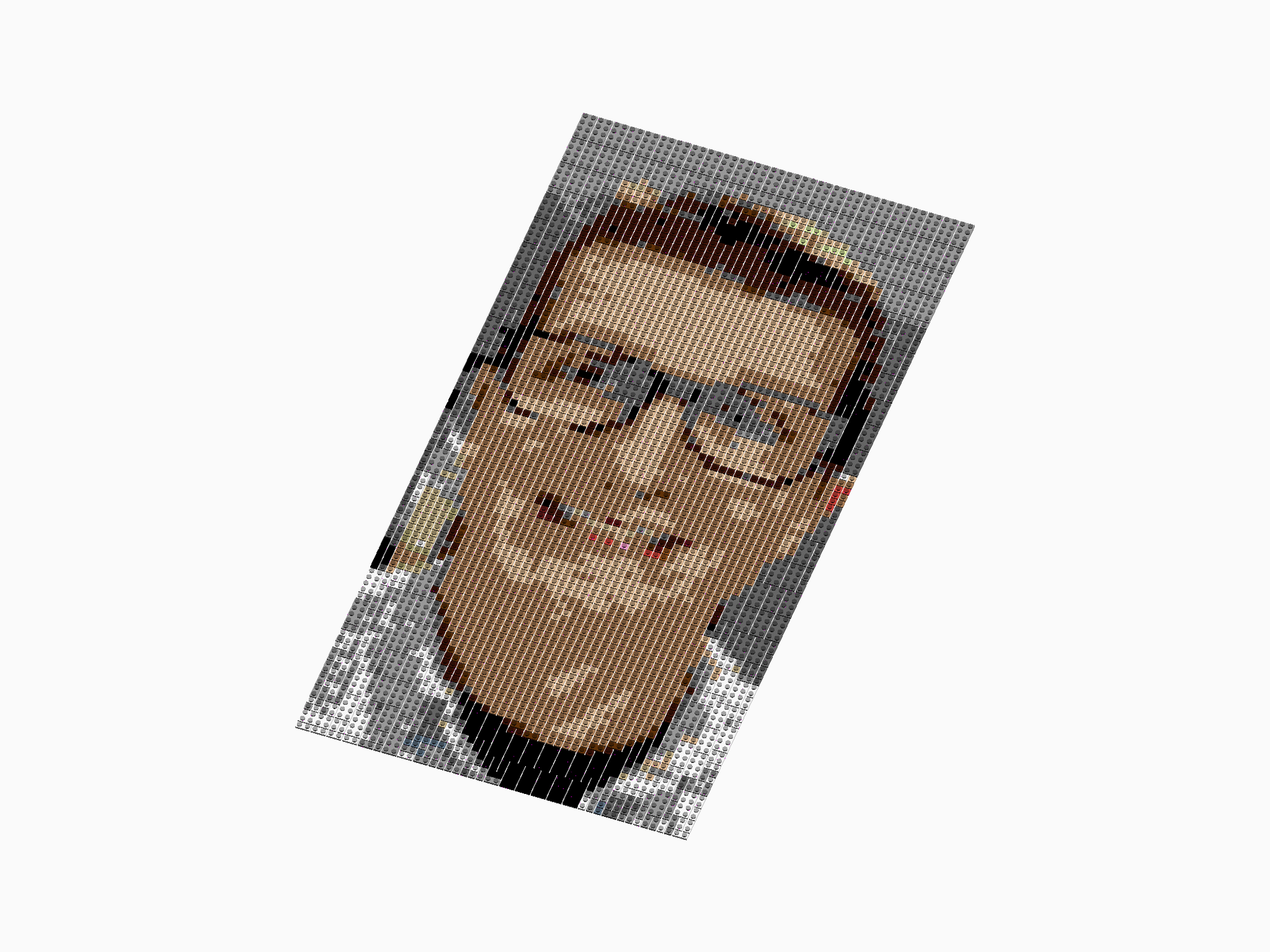 Custom Brick Mosaic