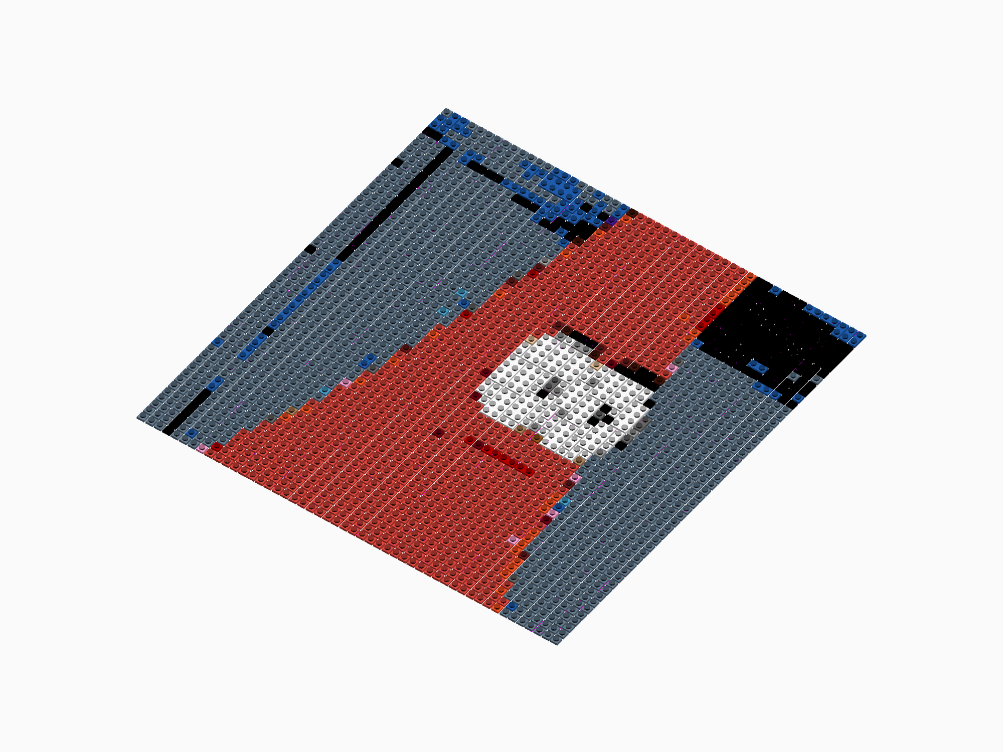 Custom Brick Mosaic