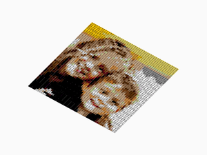 Custom Brick Mosaic