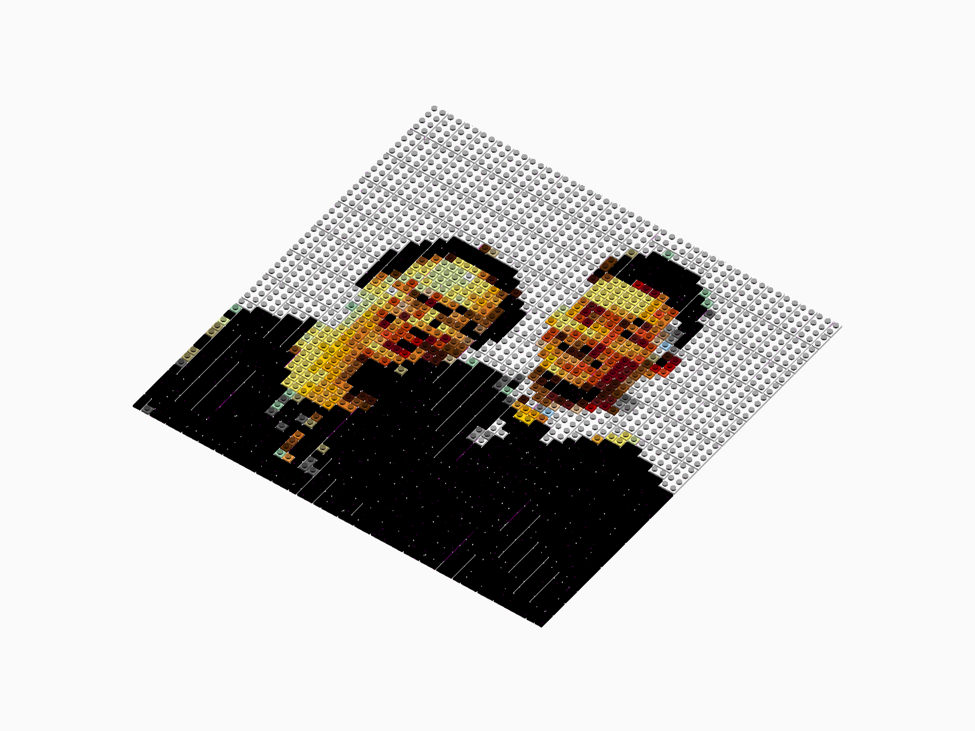 Custom Brick Mosaic