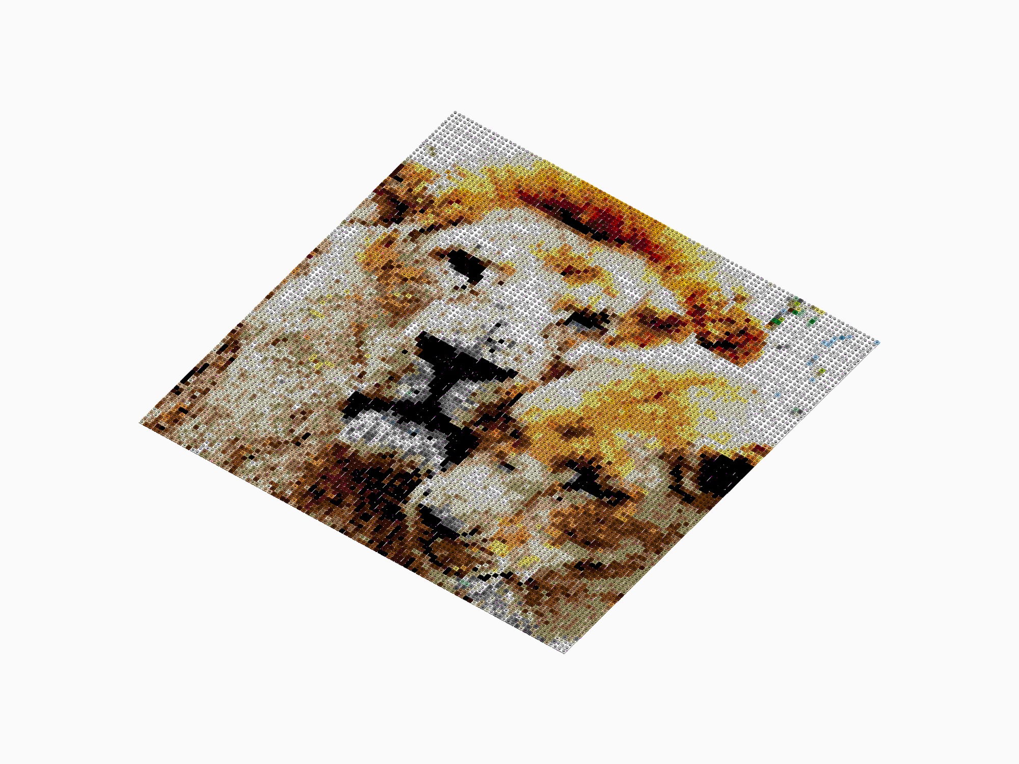 Custom Brick Mosaic
