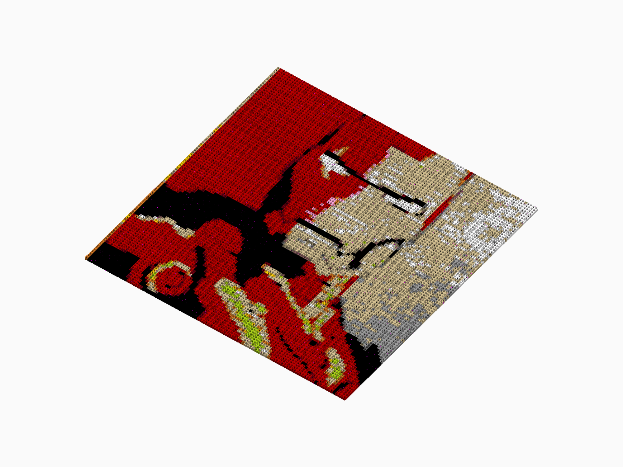 Custom Brick Mosaic