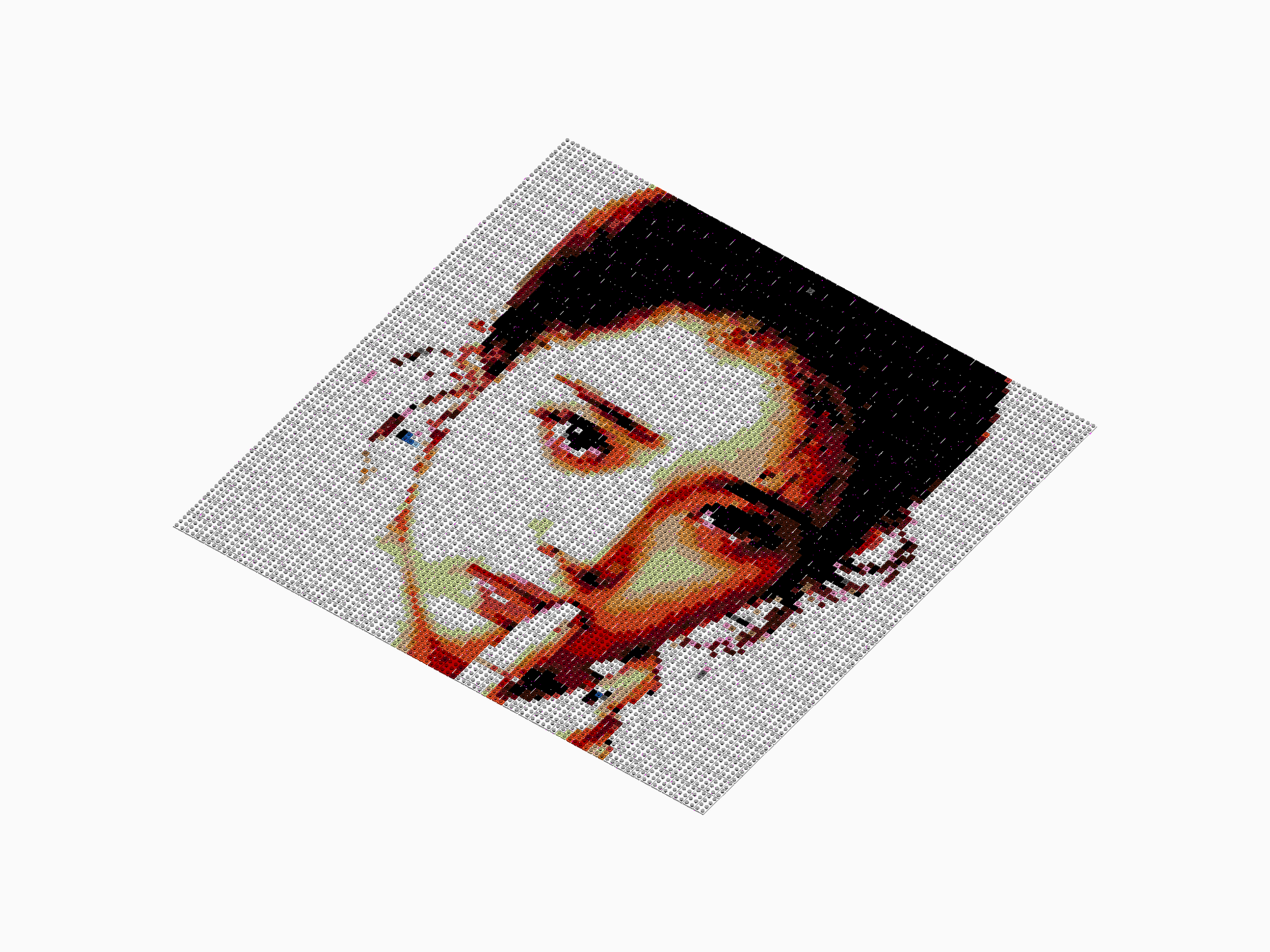 Custom Brick Mosaic