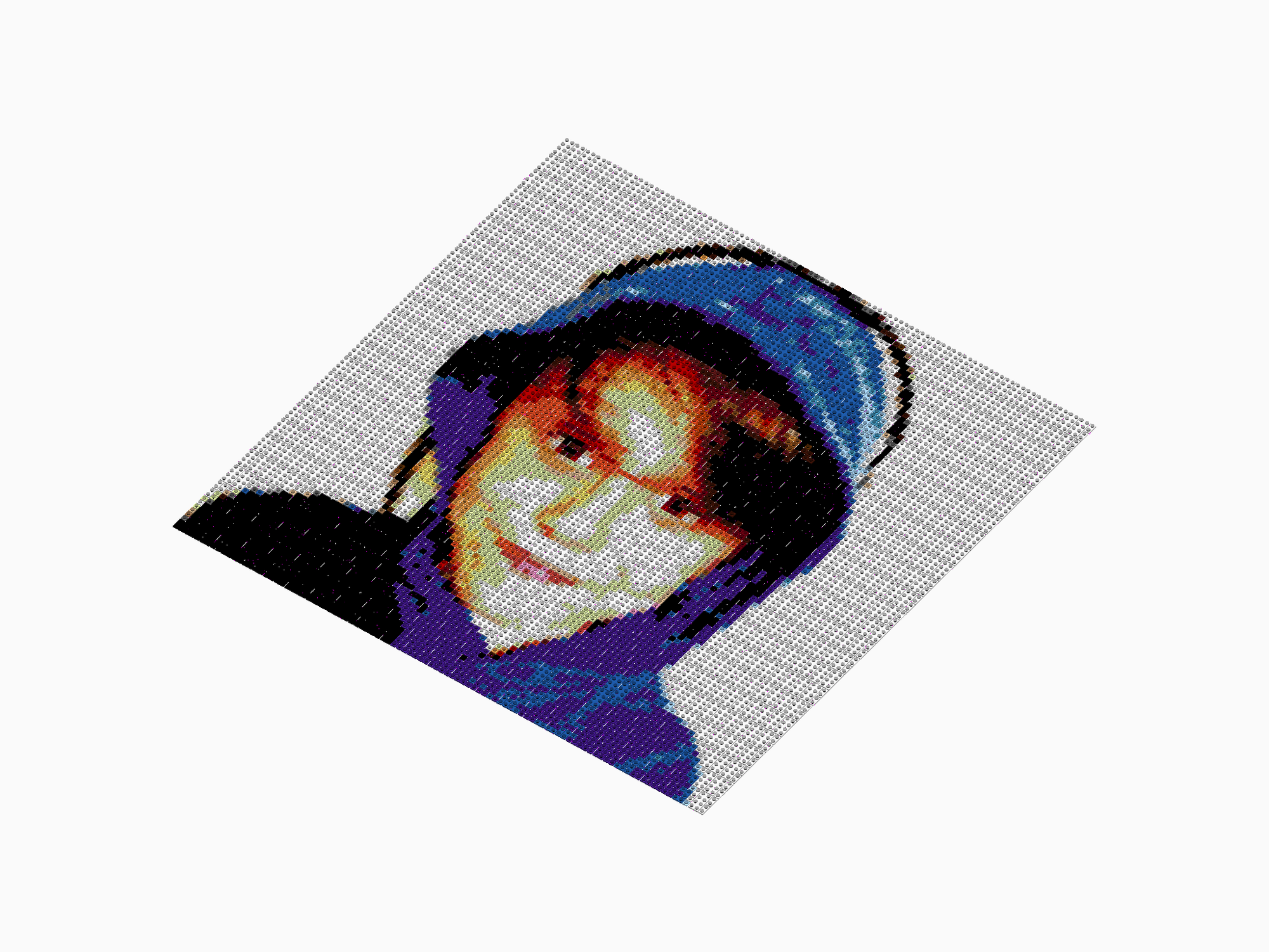 Custom Brick Mosaic