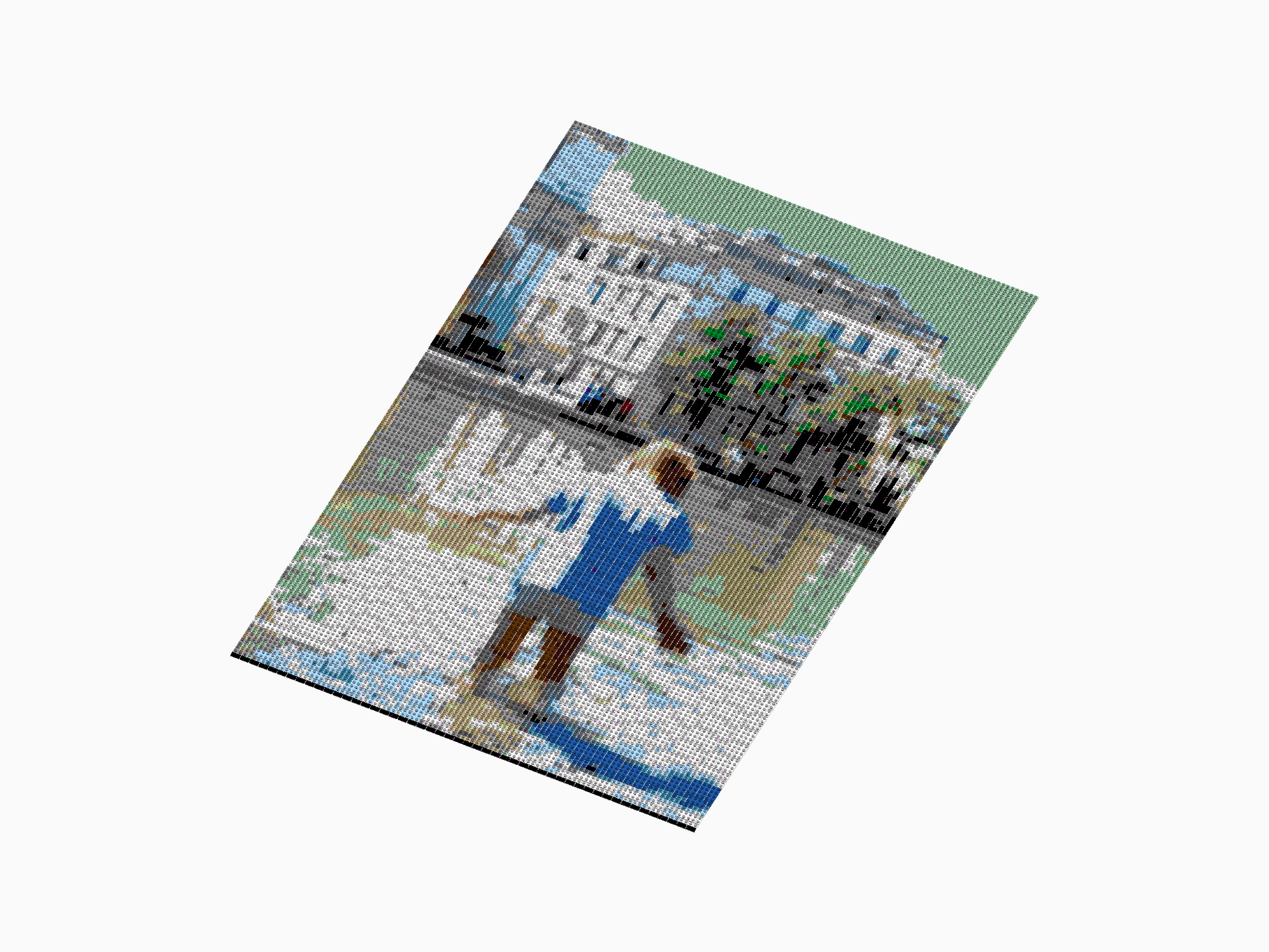 Custom Brick Mosaic