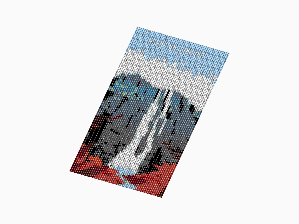 Custom Brick Mosaic