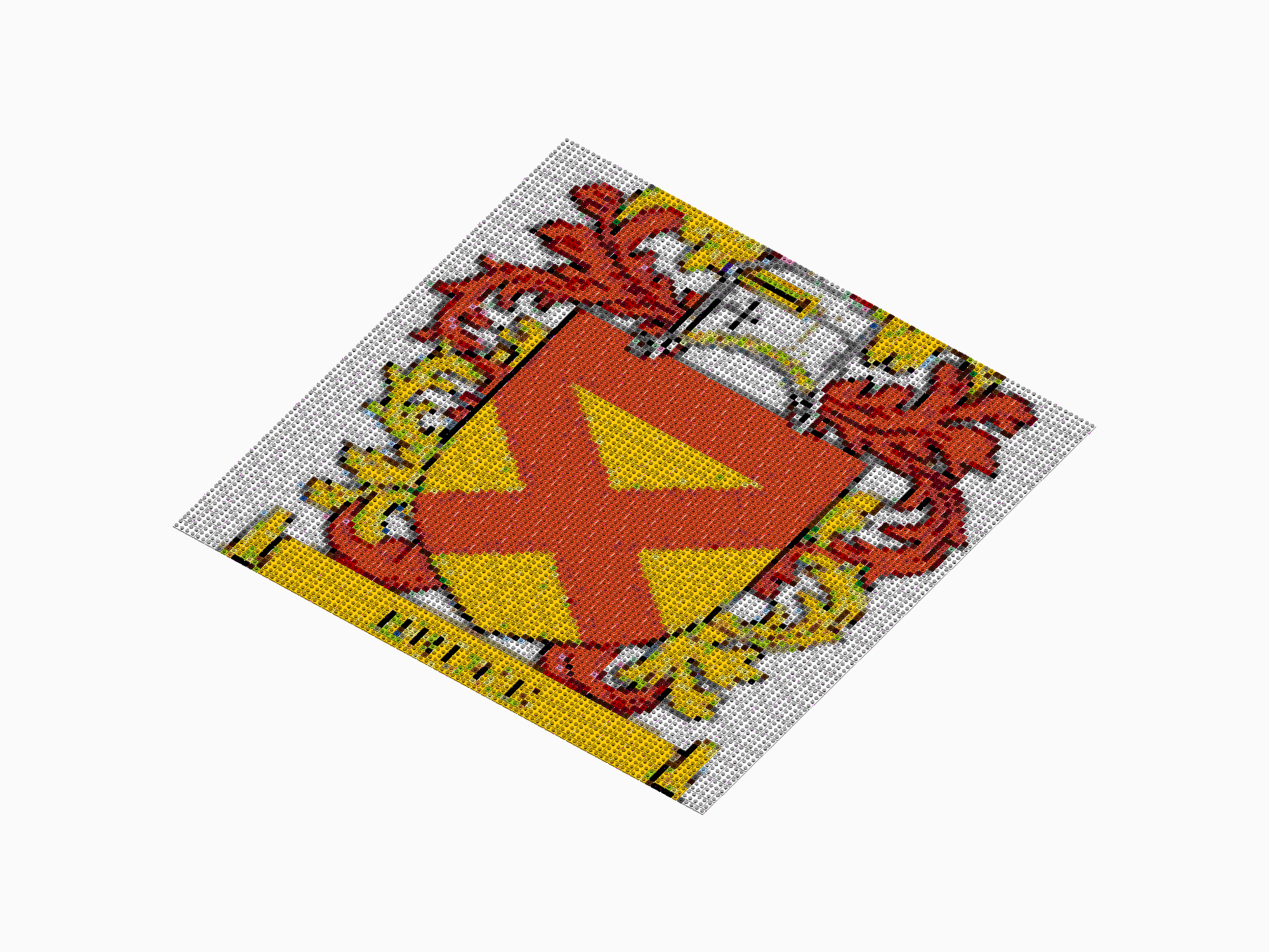 Custom Brick Mosaic