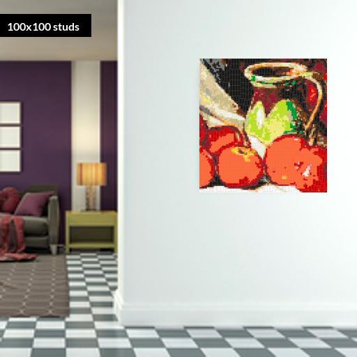 100*100studs, 80*80cm, 31.5*31.5inch
