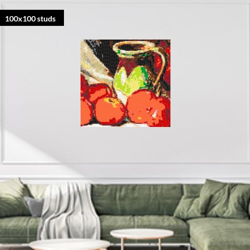 100*100studs, 80*80cm, 31.5*31.5inch