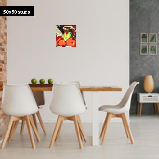 50*50studs, 40*40cm, 15.75*15.75inch