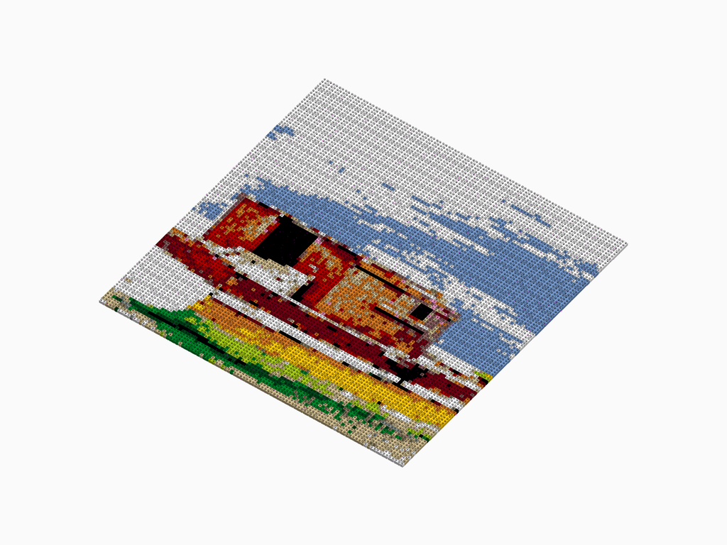 Custom Brick Mosaic