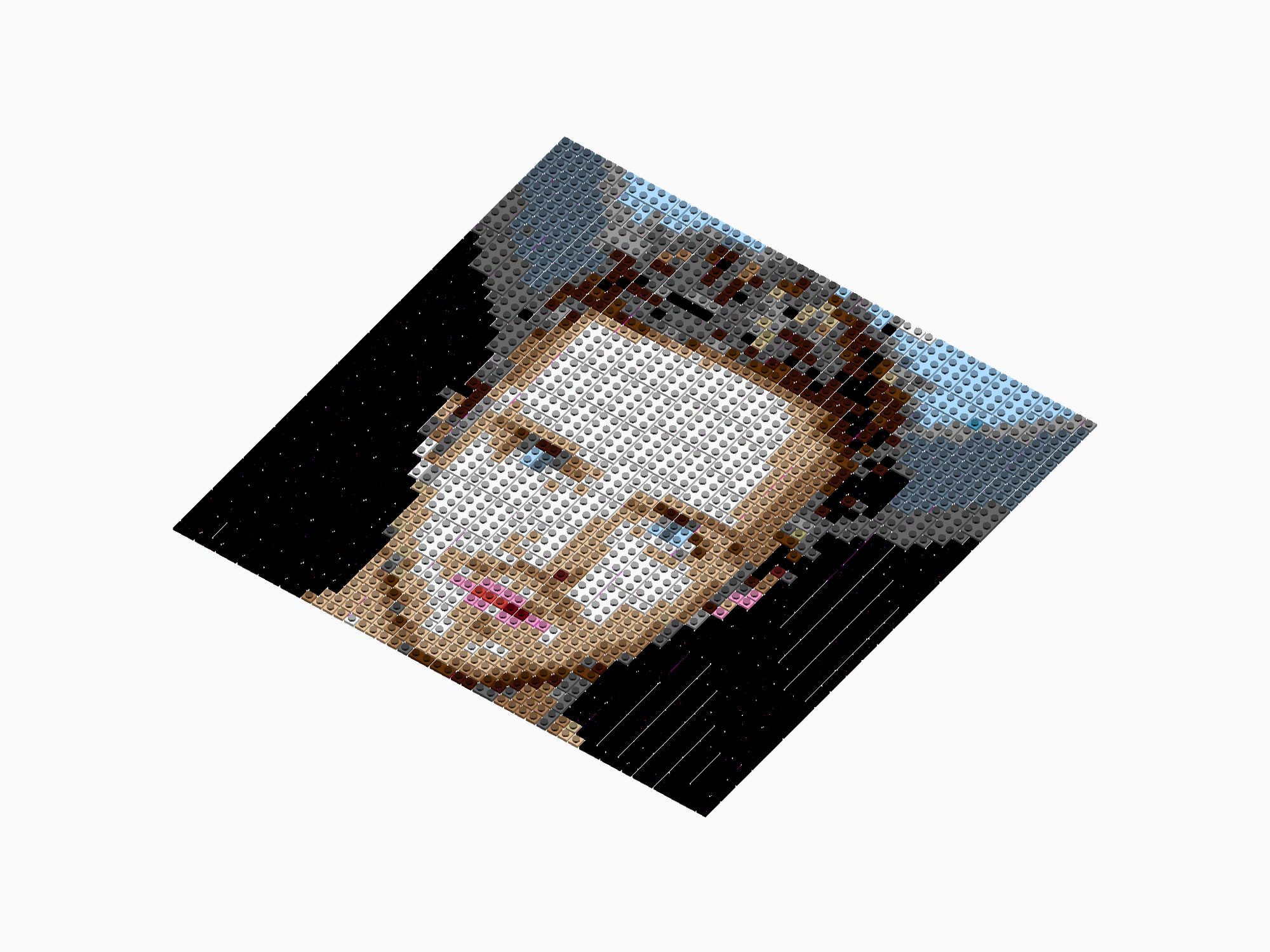 Custom Brick Mosaic