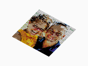 Custom Brick Mosaic