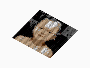 Custom Brick Mosaic