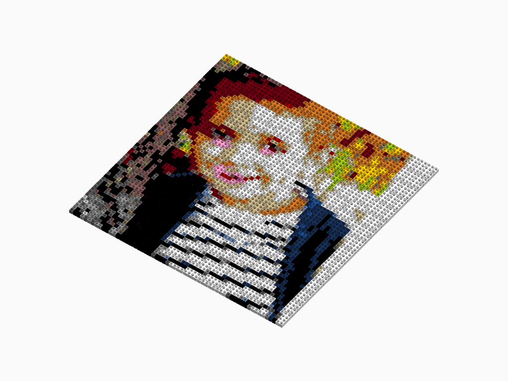 Custom Brick Mosaic