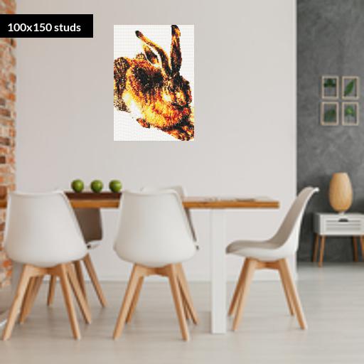 100*150studs, 80*120cm, 31.5*47.25inch