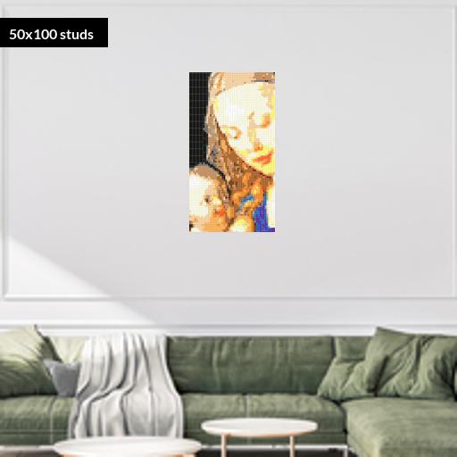 50*100studs, 40*80cm, 15.75*31.5inch