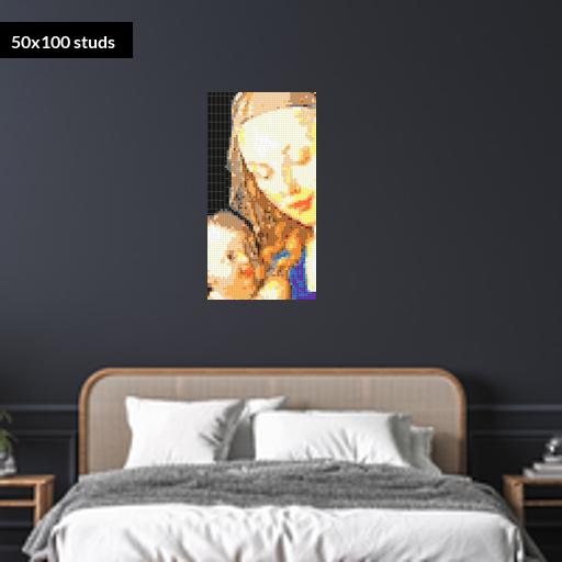 50*100studs, 40*80cm, 15.75*31.5inch