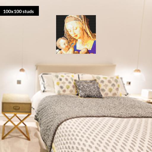 100*100studs, 80*80cm, 31.5*31.5inch