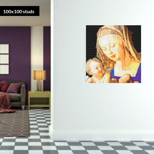 100*100studs, 80*80cm, 31.5*31.5inch