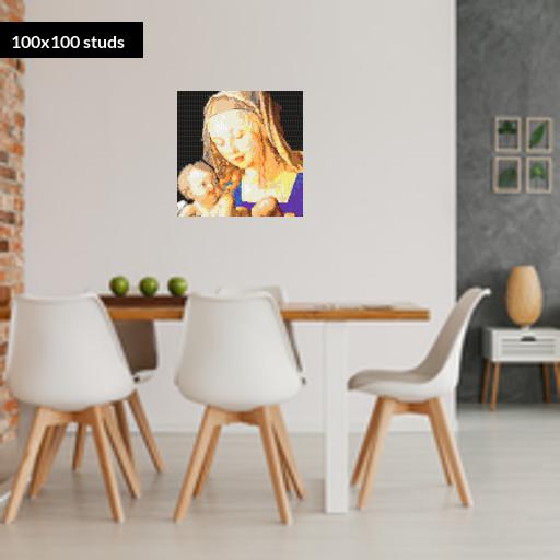 100*100studs, 80*80cm, 31.5*31.5inch