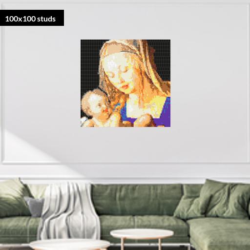 100*100studs, 80*80cm, 31.5*31.5inch