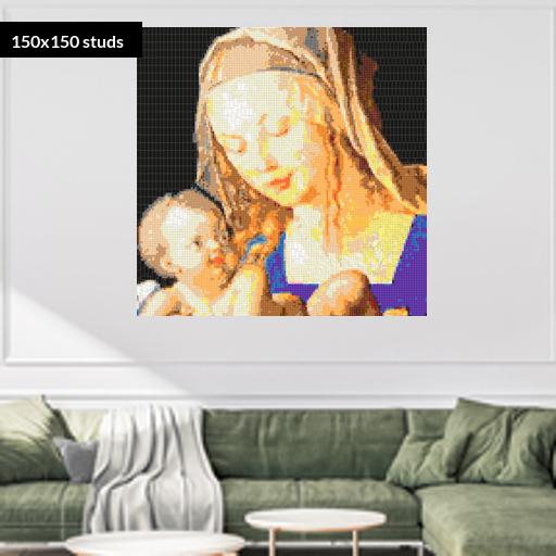 150*150studs, 120*120cm, 47.25*47.25inch