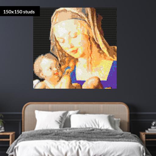 150*150studs, 120*120cm, 47.25*47.25inch