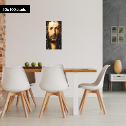 50*100studs, 40*80cm, 15.75*31.5inch