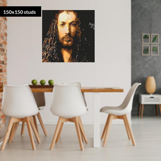 150*150studs, 120*120cm, 47.25*47.25inch