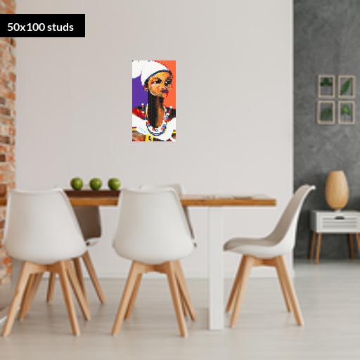 50*100studs, 40*80cm, 15.75*31.5inch