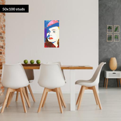50*100studs, 40*80cm, 15.75*31.5inch