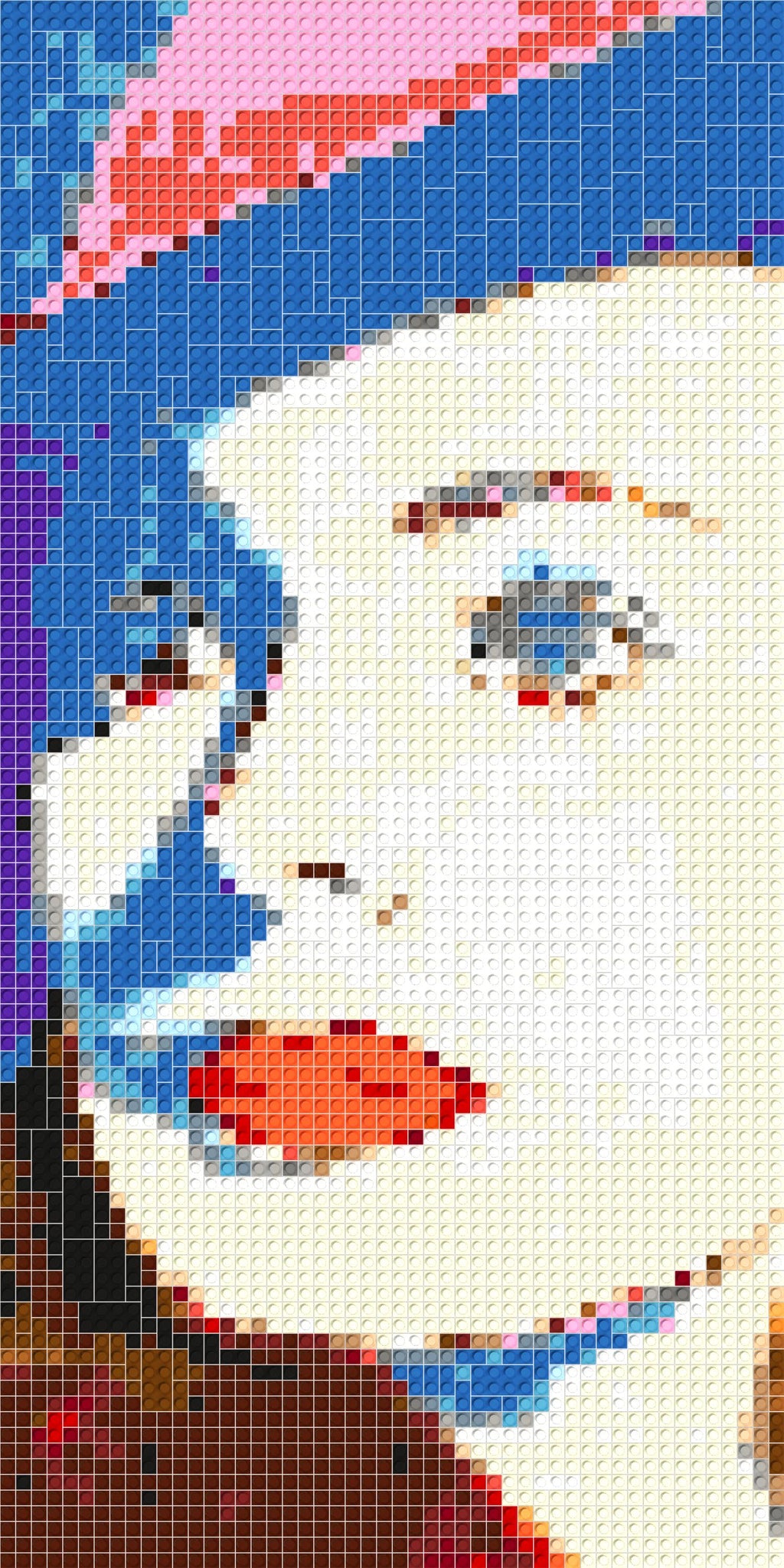 50*100studs, 40*80cm, 15.75*31.5inch