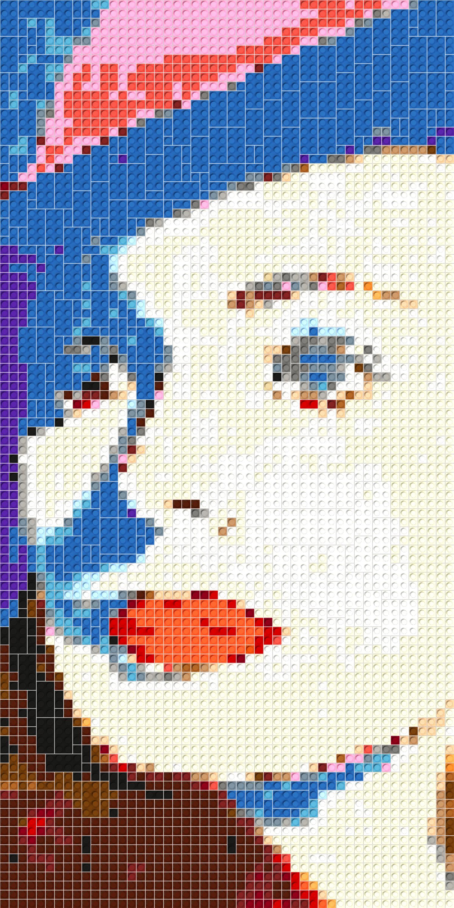 50*100studs, 40*80cm, 15.75*31.5inch