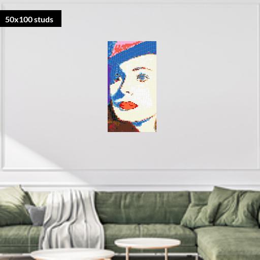 50*100studs, 40*80cm, 15.75*31.5inch