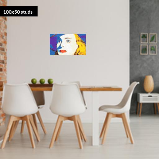 100*50studs, 80*40cm, 31.5*15.75inch