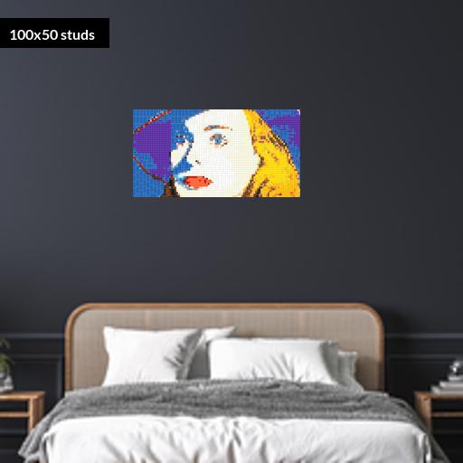 100*50studs, 80*40cm, 31.5*15.75inch