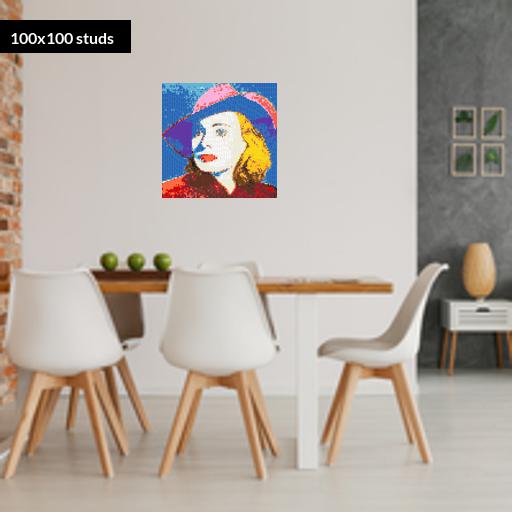 100*100studs, 80*80cm, 31.5*31.5inch