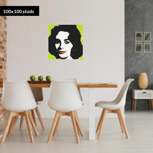 100*100studs, 80*80cm, 31.5*31.5inch
