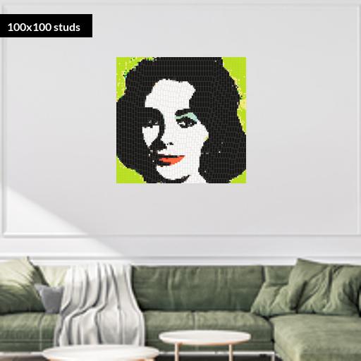 100*100studs, 80*80cm, 31.5*31.5inch