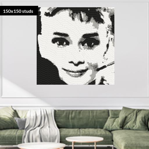150*150studs, 120*120cm, 47.25*47.25inch