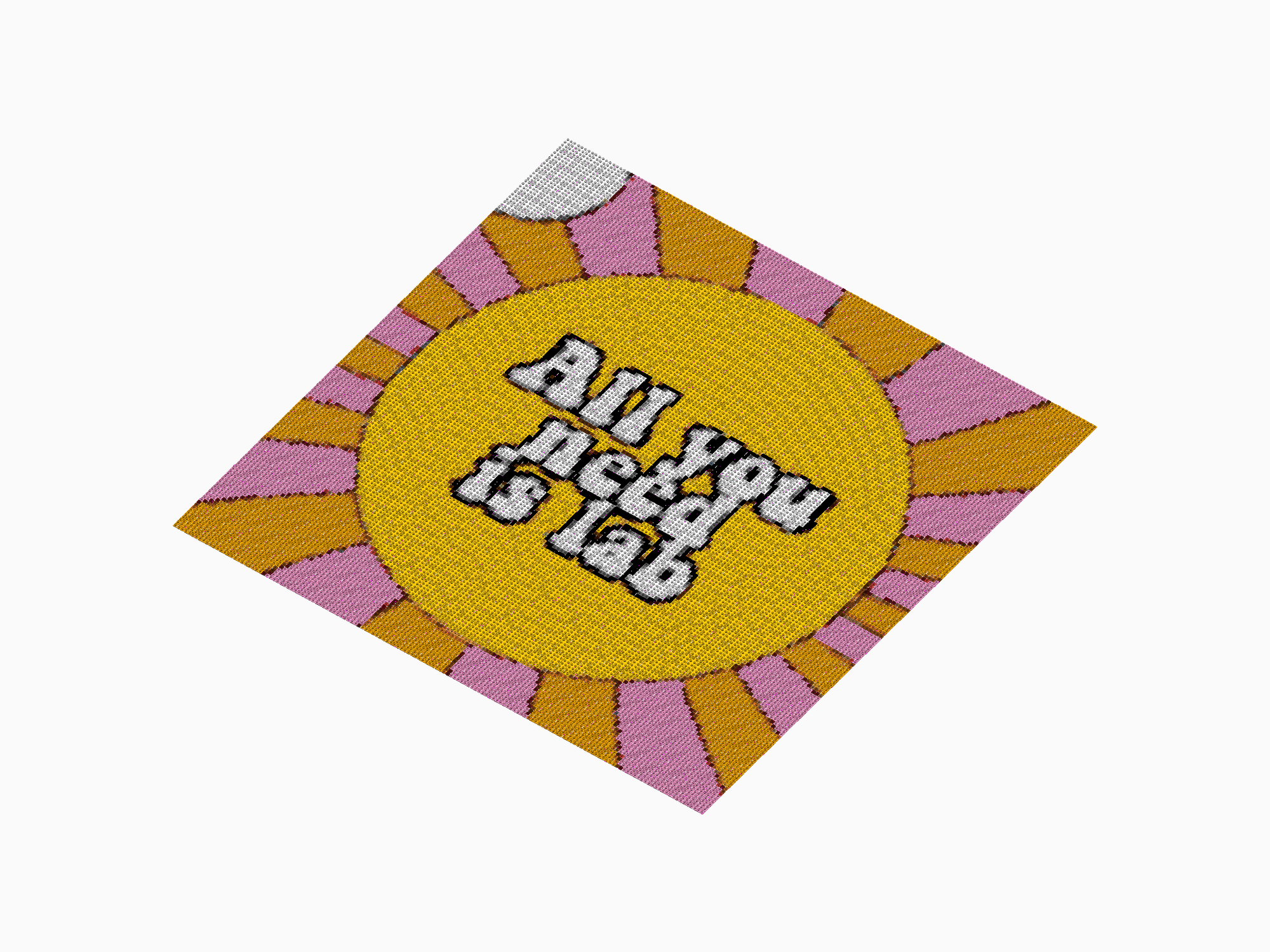 Custom Brick Mosaic