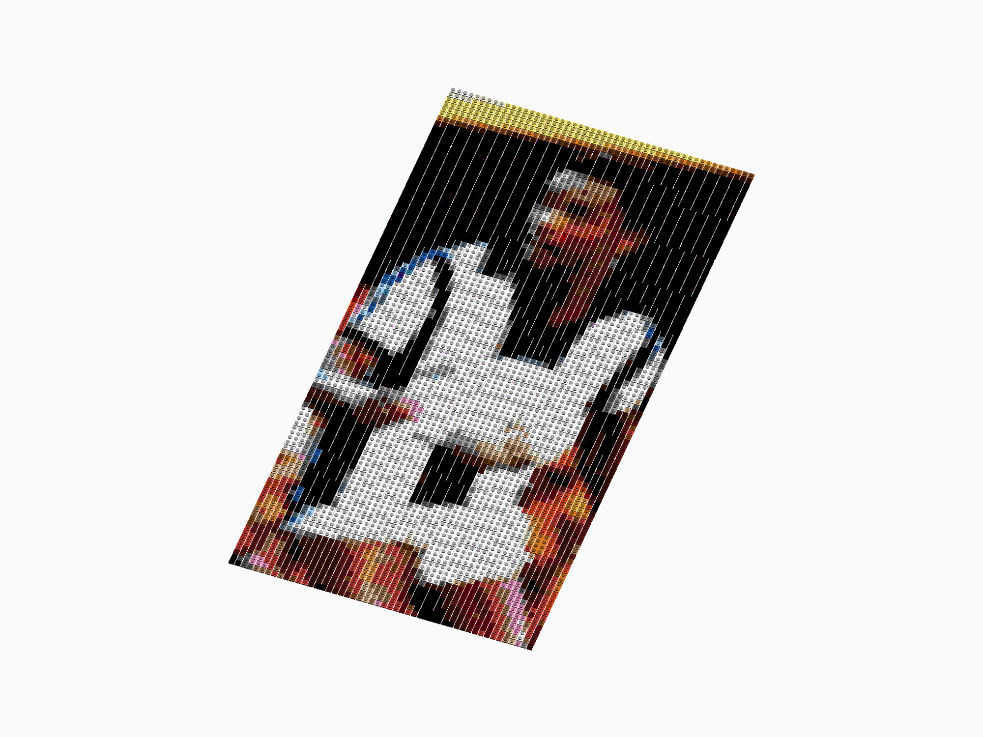 Custom Brick Mosaic