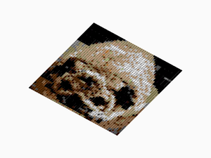 Custom Brick Mosaic