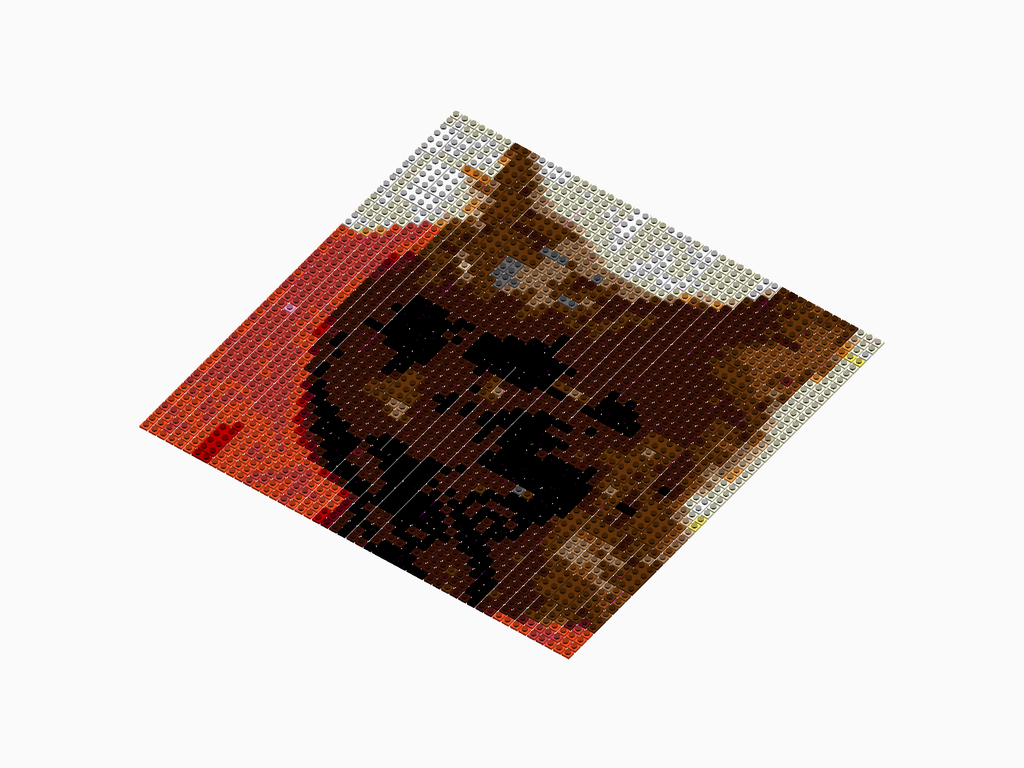 Custom Brick Mosaic