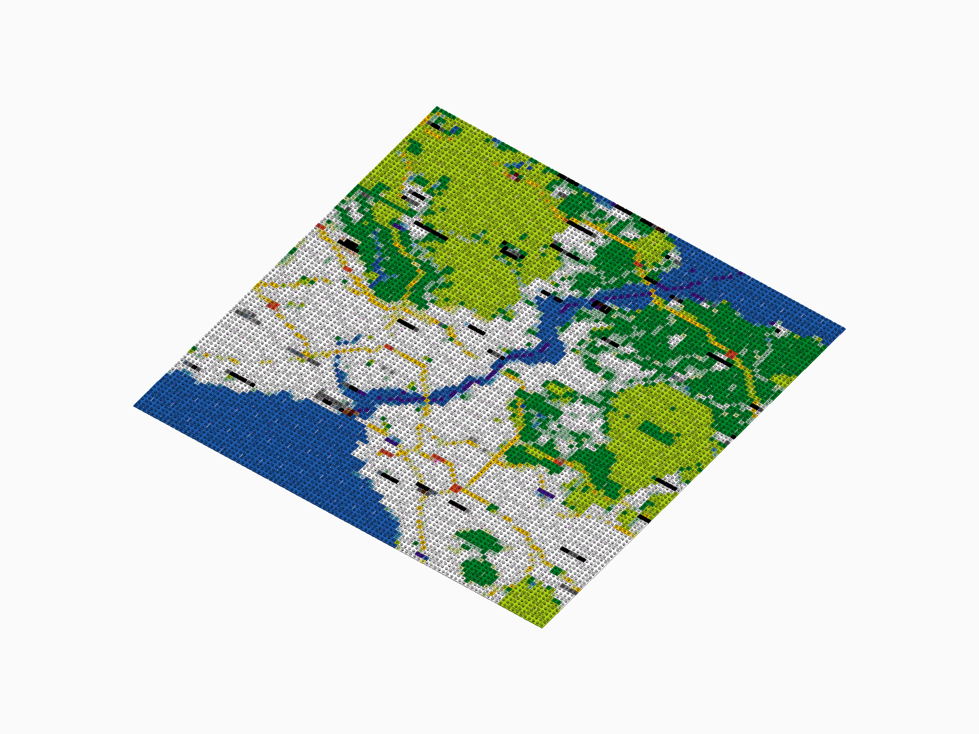 Custom Brick Mosaic