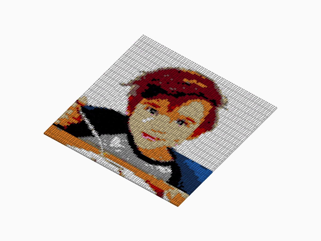 Custom Brick Mosaic