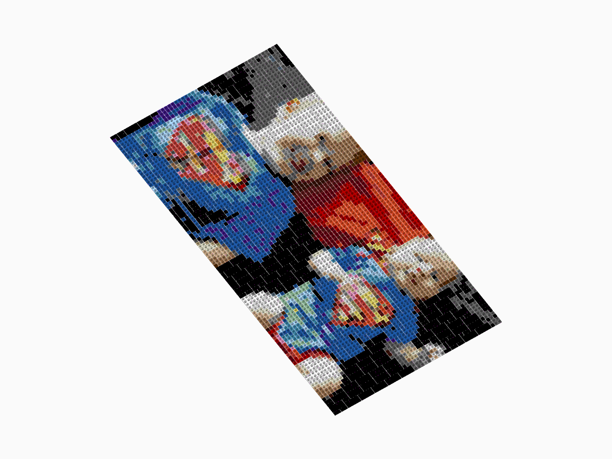 Custom Brick Mosaic
