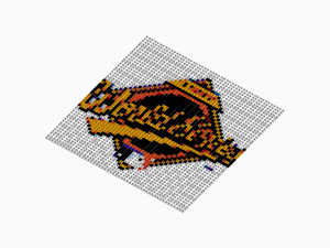 Custom Brick Mosaic